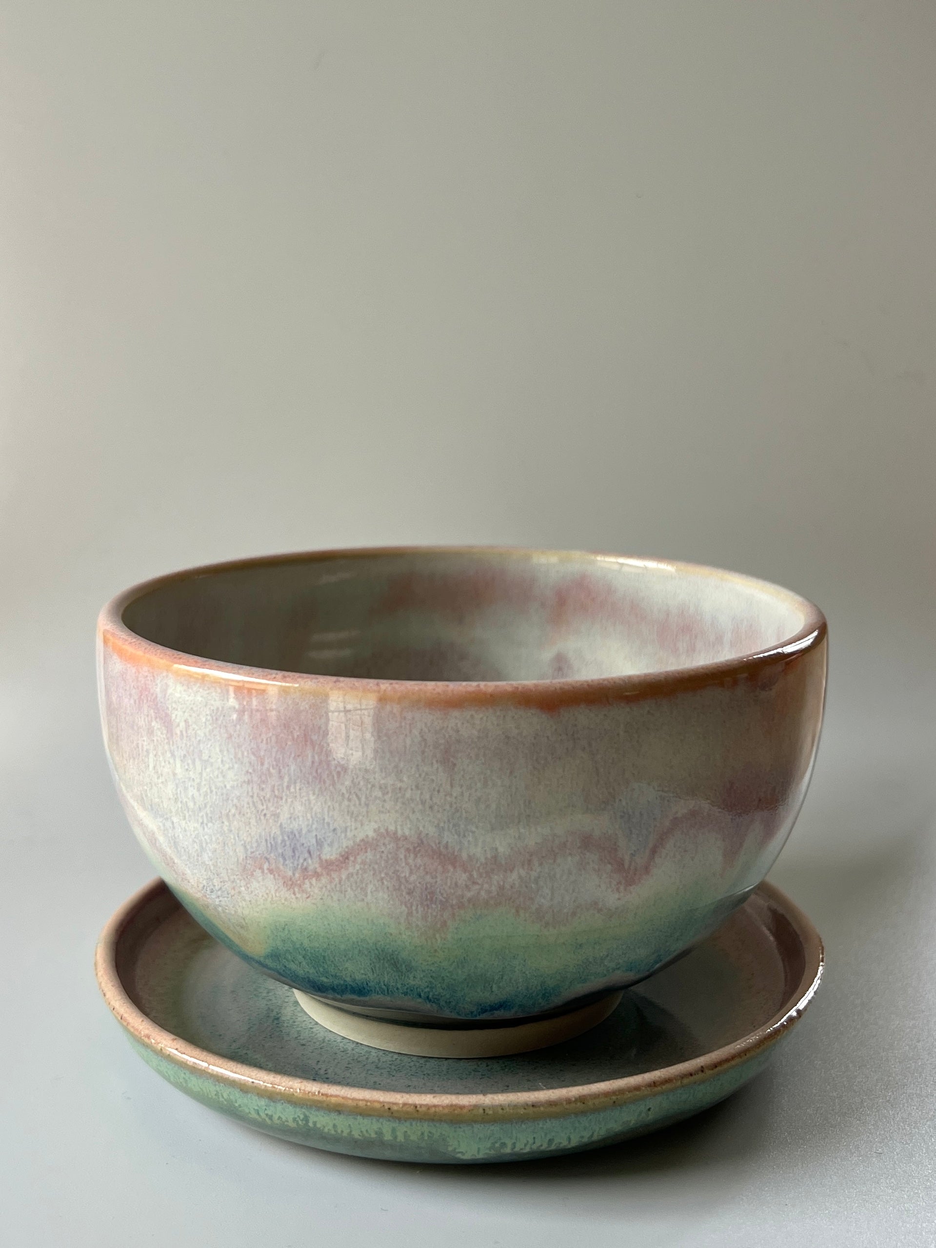 Hidden Moon Bowl & Plate Set