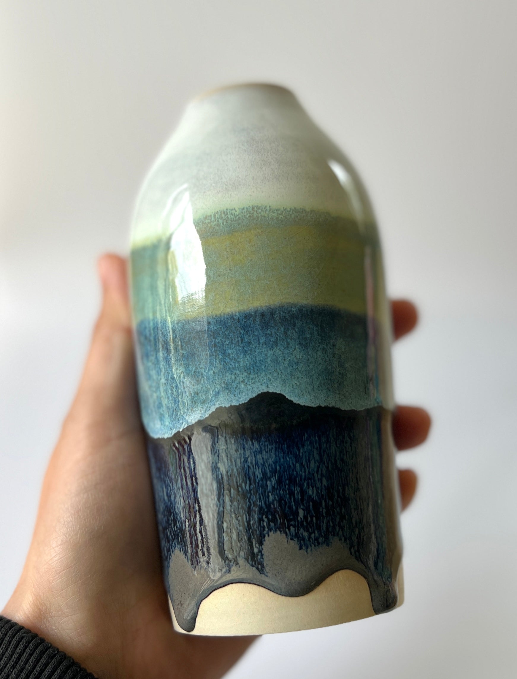 Mountain and sea Vase