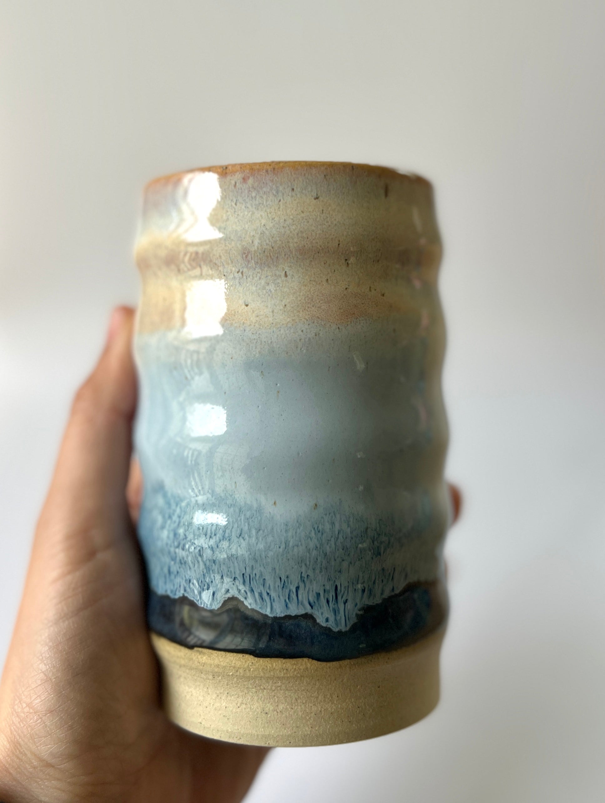 Blue Horizon bud Vase