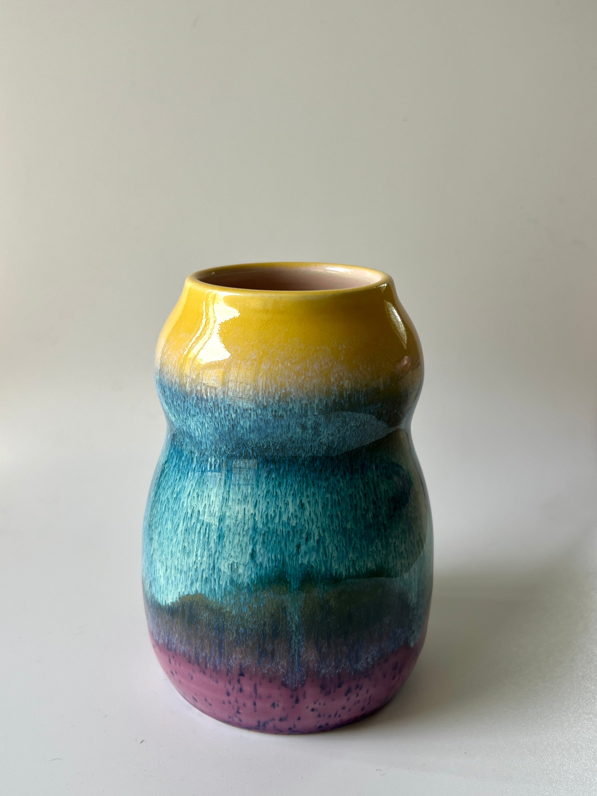 Tropical Sky Bud Vase