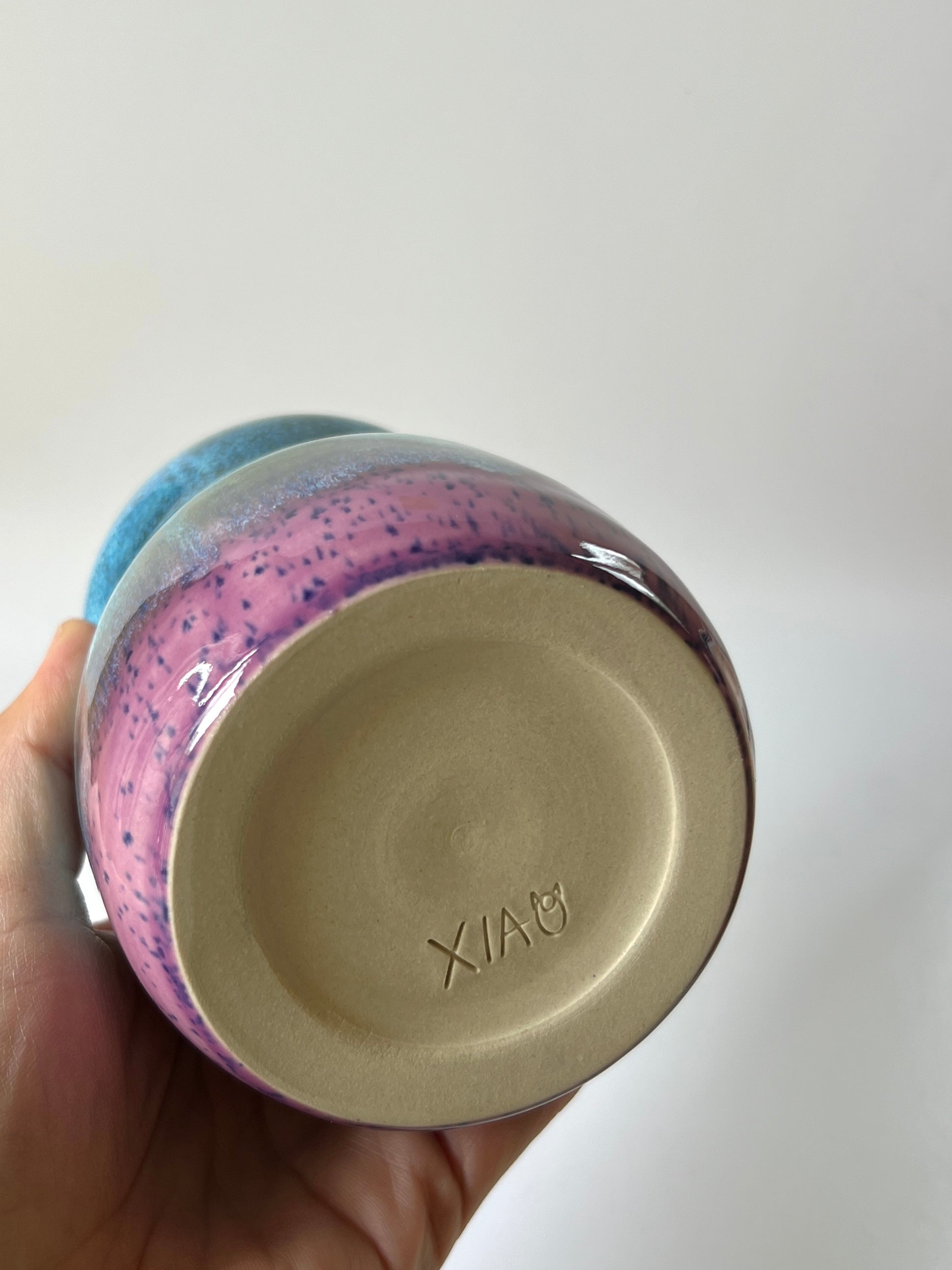 Tropical Sky Bud Vase
