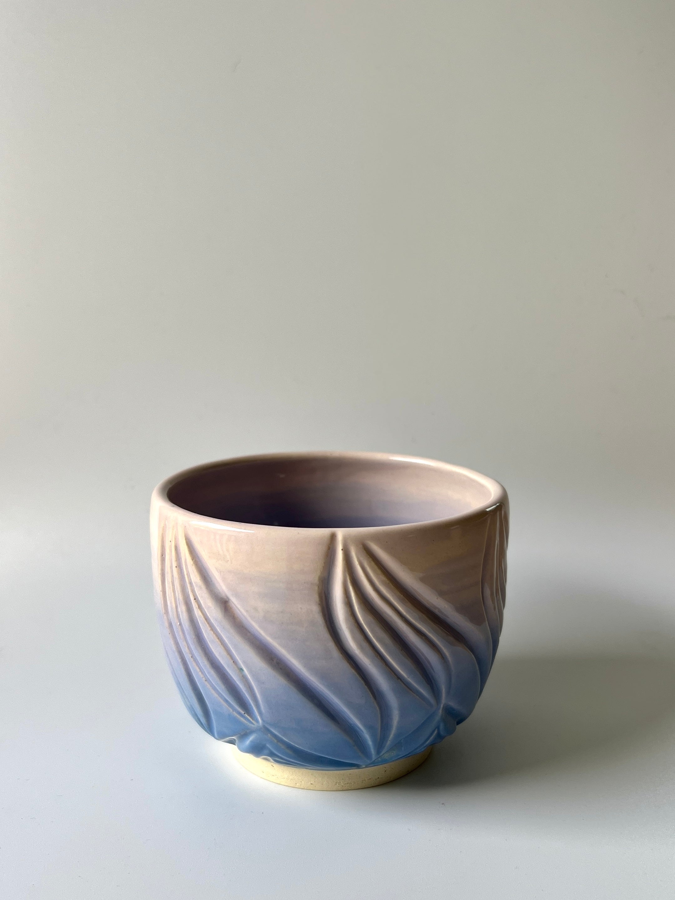 Coastal Carved Tea Cup
