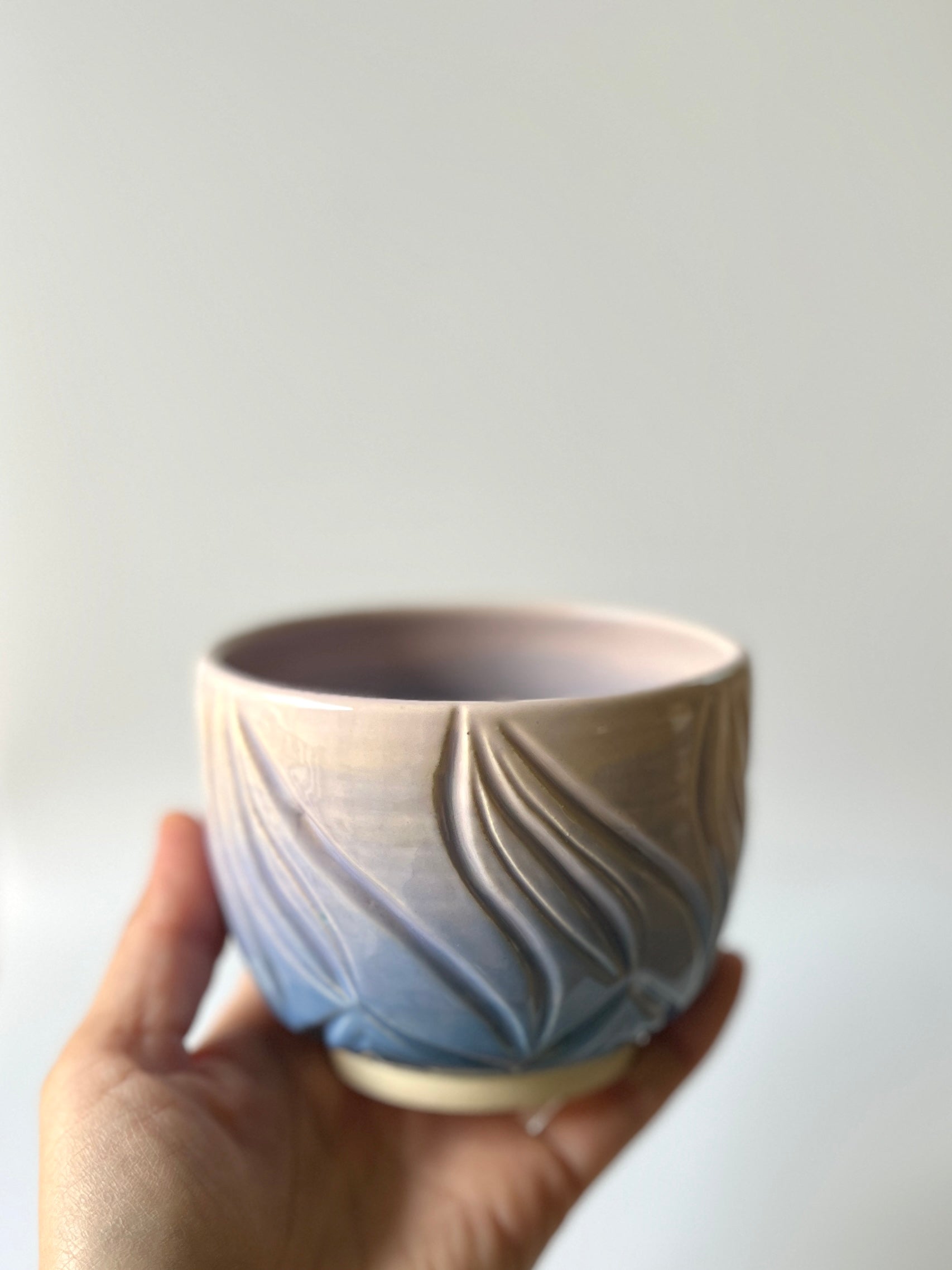 Coastal Carved Tea Cup