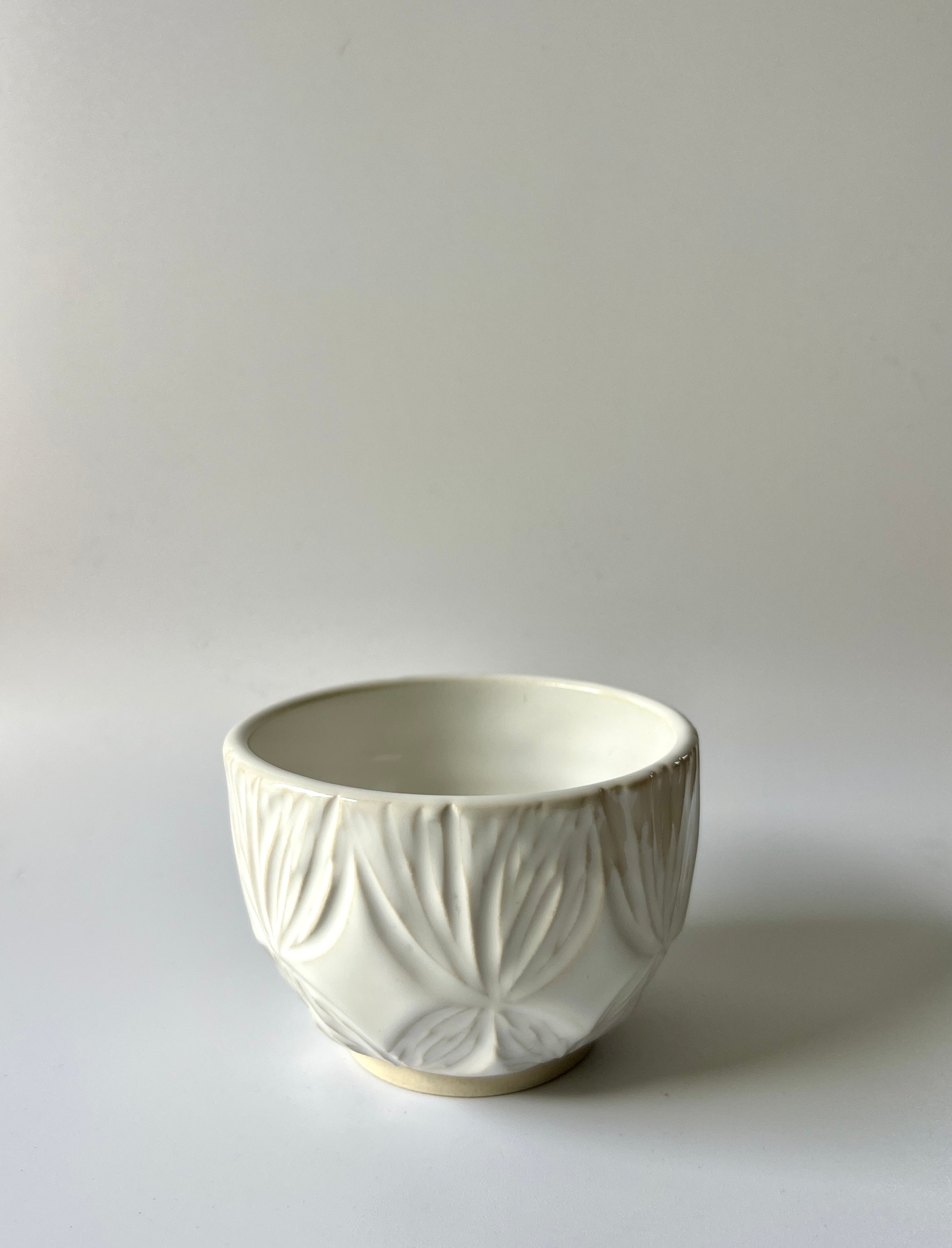 Alabaster Blossom Tea Cup
