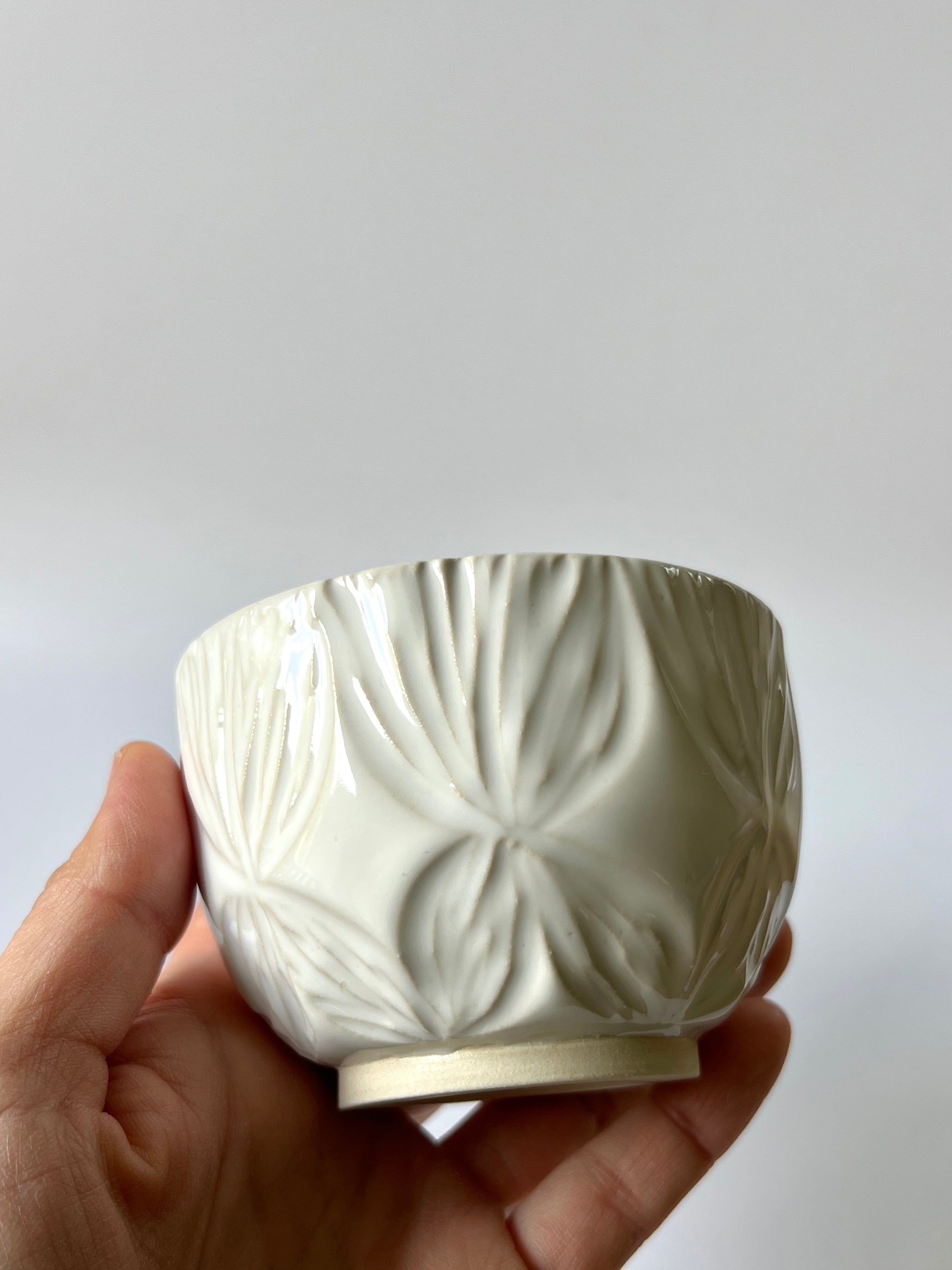 Alabaster Blossom Tea Cup