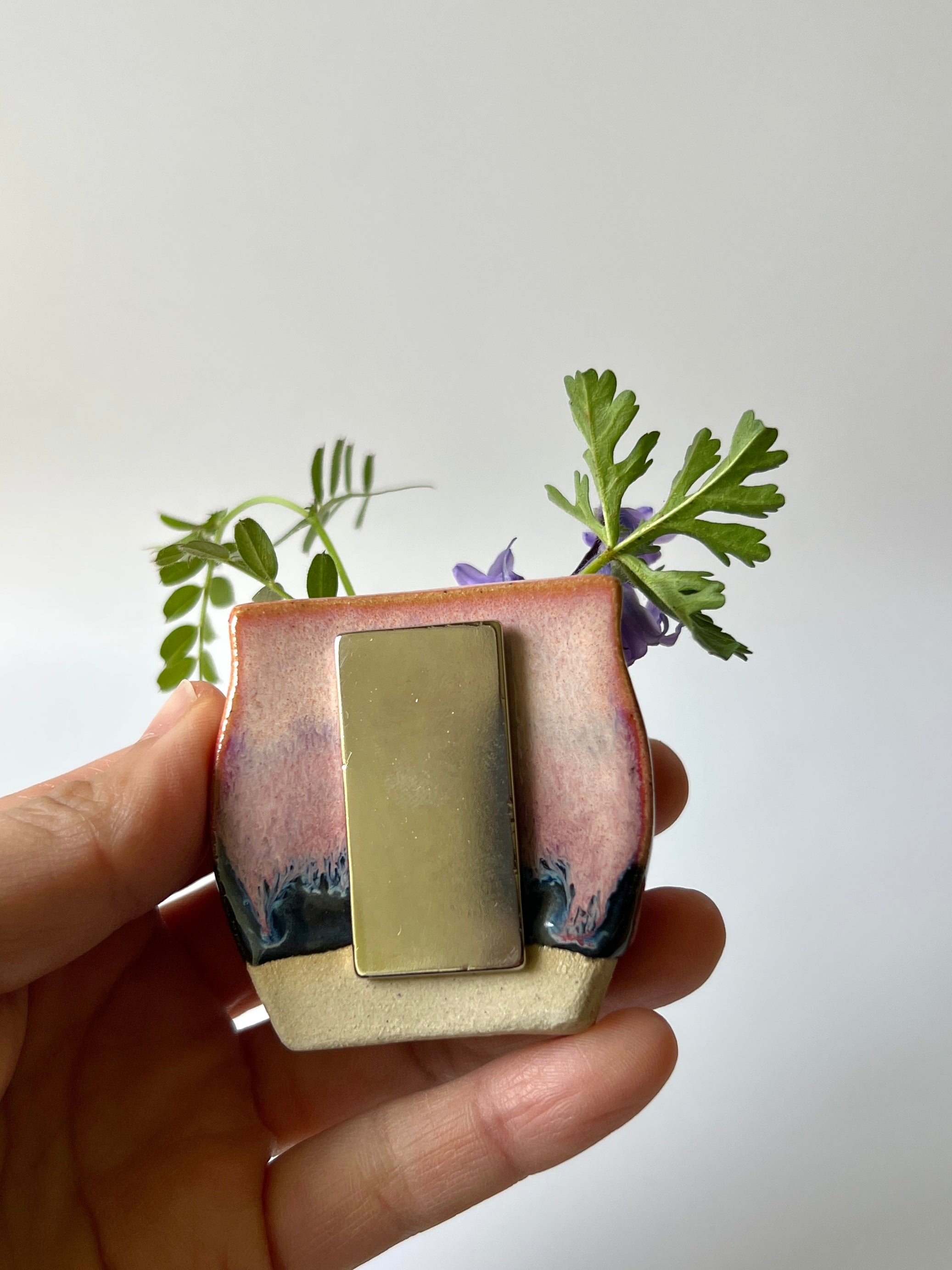 Sunset Horizon Magnetic Bud Vase