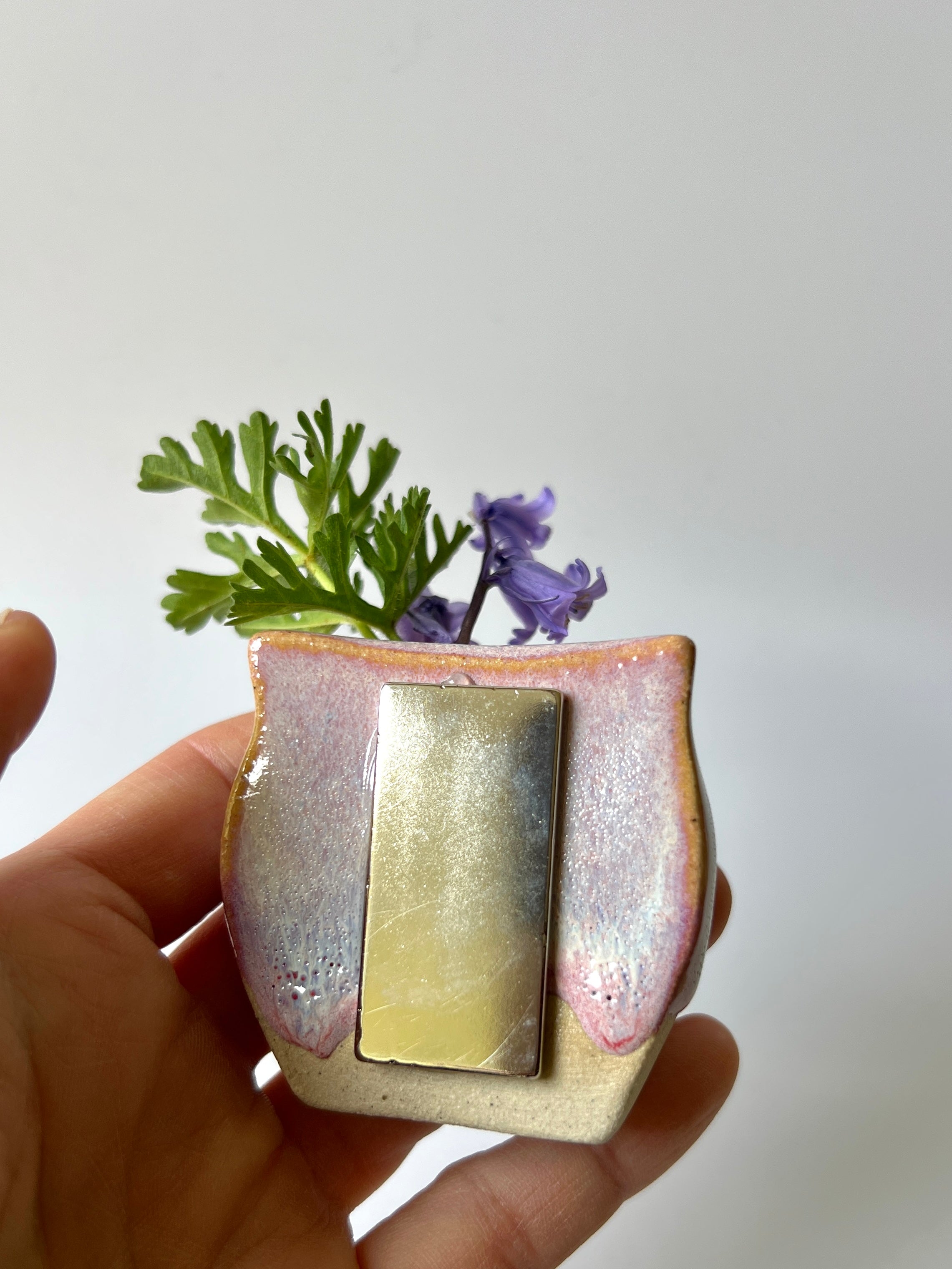 Rose Quartz Magnetic Bud Vase
